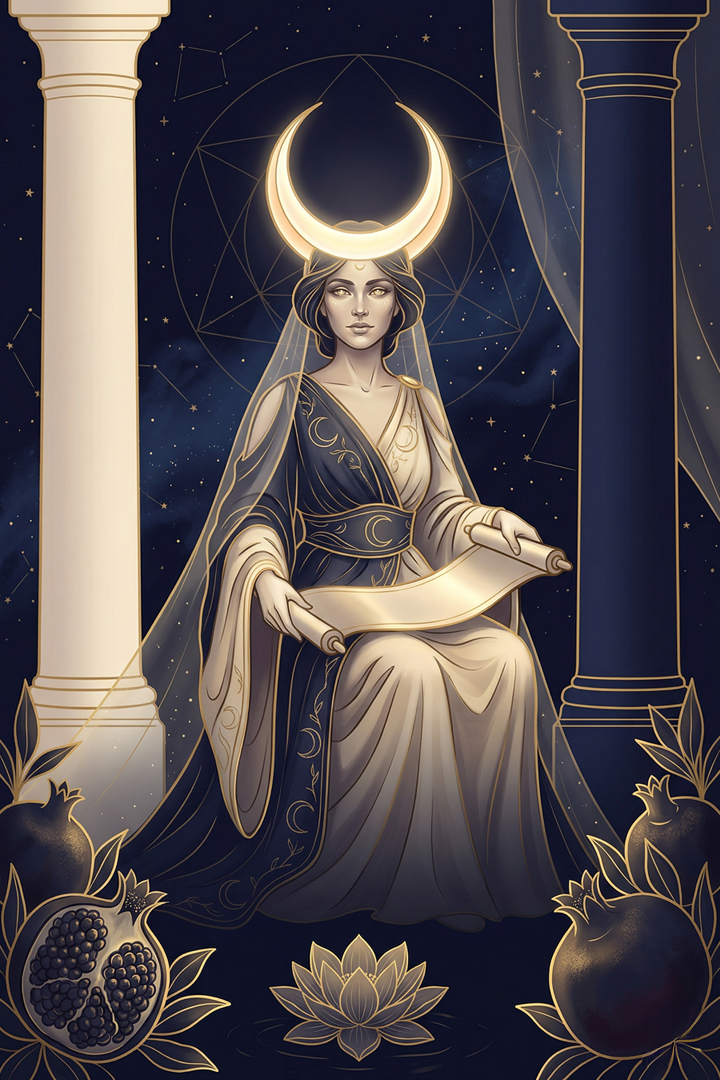 The High Priestess tarot card